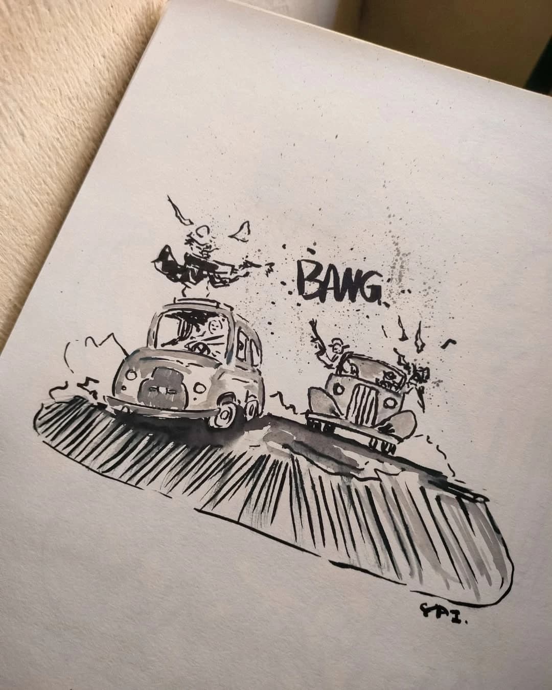 Cyberpunk city pixel art